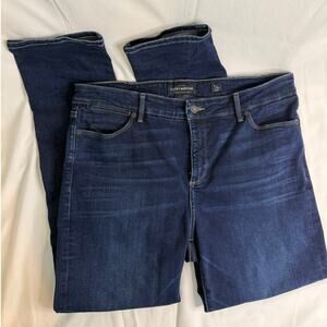 Lucky Brand Hayden Skinny Jeans Women’s Size 14/32 Dark Wash Stretch Denim